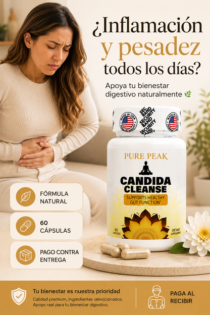Candida Cleanse, 60 Cápsulas | Recupera tu equilibrio íntimo y digestivo naturalmente  🌿